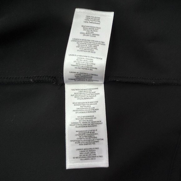 Michael Kors Chic Black Sleeveless Top - gold zipper - Small S - Picture 9 of 11